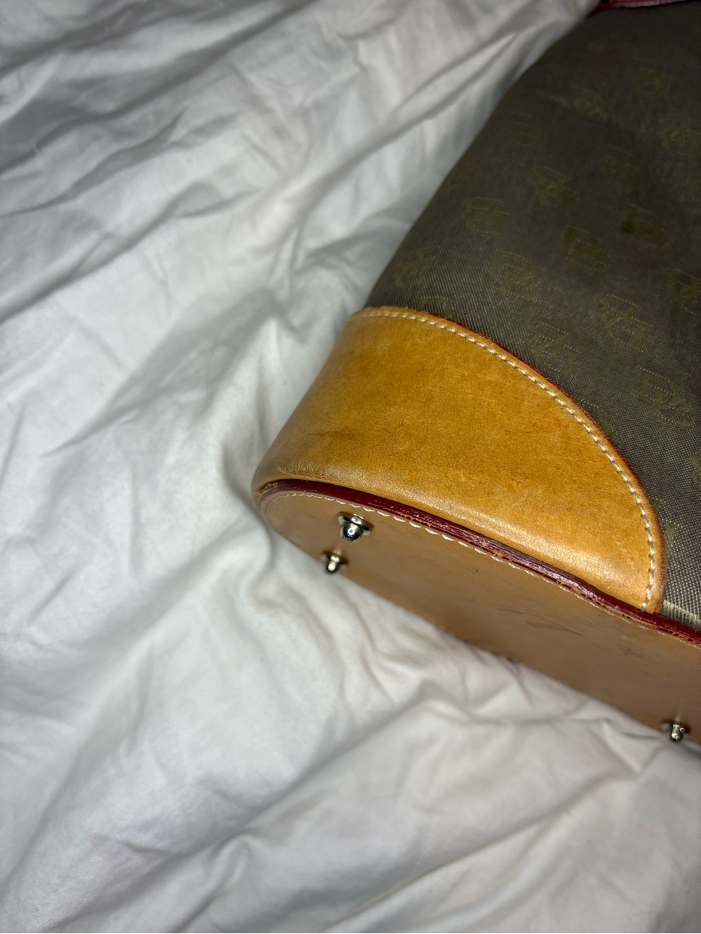 Y2K Dooney & Bourke Classic Signature Hobo Shoulder Bag. Jackie Closure - Picture 7 of 16